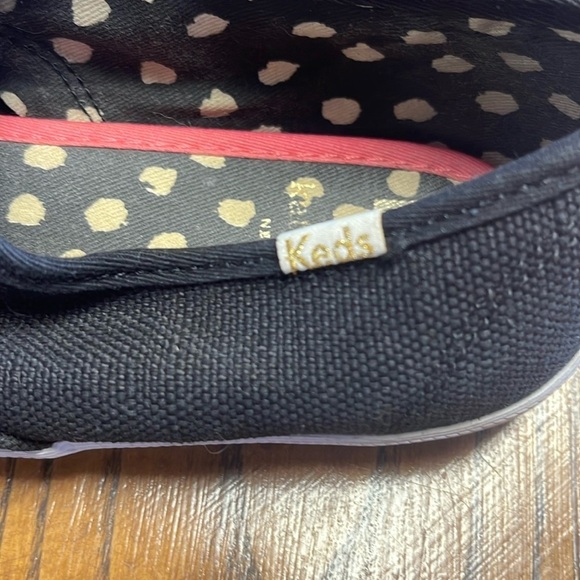 Keds for Kate Spade black and white Keds with silver grommets. Size 6.5 - Picture 5 of 12